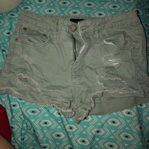 Super cute light green shorts (worn twice)